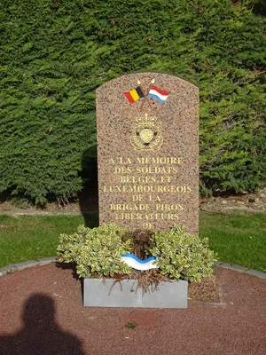 Plaque Brigade Piron à 	Villers-sur-Mer