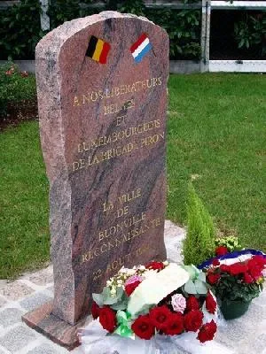 Stèle commémorative de la Brigade Piron de Blonville-sur-Mer