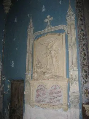 Plaque commémorative église de Marolles
