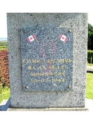 Plaque Soldats canadiens d'Ondefontaine