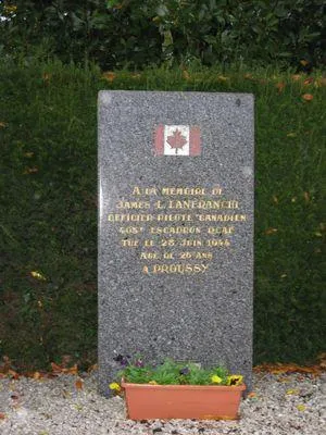 Stèle Soldats canadiens de Proussy