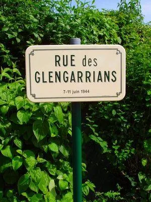 Plaque Rue des Glengarrians de Villons-les-Buissons