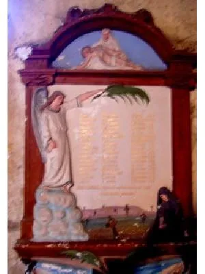 Plaque commémorative église de Coquainvilliers