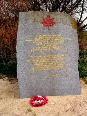 Monument commémoratif Soldats canadiens de Graye-sur-Mer