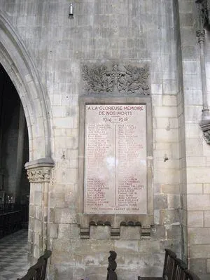 Plaque église St-Sauveur de Caen
