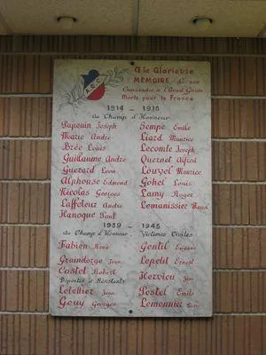 Plaque Gymnase de l'Avant Garde Caennaise à Caen