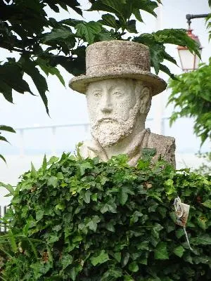 Statue de Johan Bartold Jonkind à Honfleur