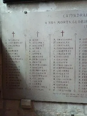 Plaque Cathédrale Saint-Pierre de Lisieux