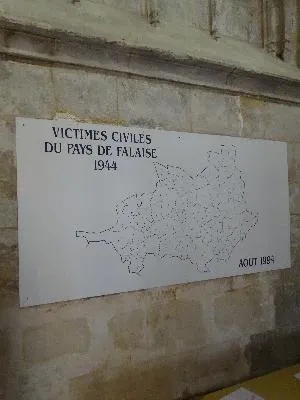 Plaque aux Victimes civiles de l'arrondissement de Falaise