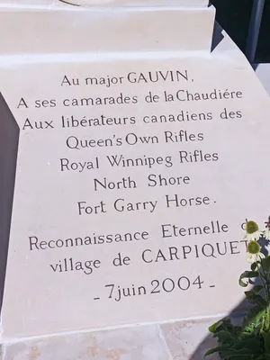 Monument aux Soldats canadiens de Carpiquet