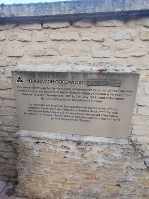 Monument 3rd British Infantry Division à Sannerville