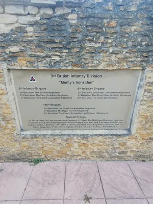 Monument 3rd British Infantry Division à Sannerville