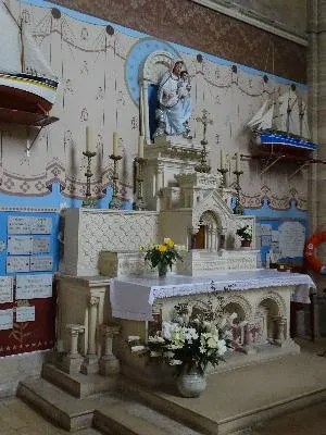 Église Saint-André de Villiers-sur-Port à Port-en-Bessin-Huppain