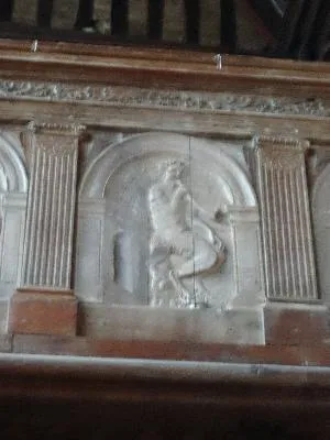 Tribune d'orgue dans l'église Sainte-Catherine d'Honfleur
