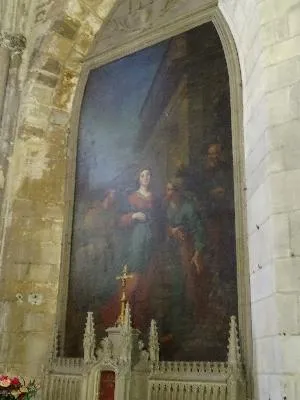 Tableau : La Visitation dans la Cathédrale Saint-Pierre de Lisieux