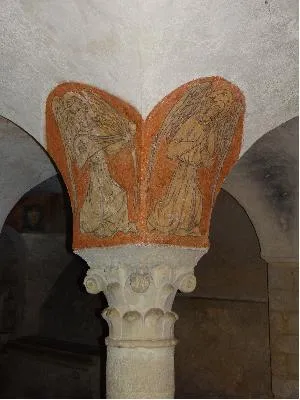 Peinture murale dans la cathédrale Notre-Dame de Bayeux