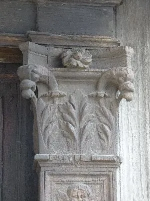 2 Vantaux du portail latéral sud de l'Église Sainte-Catherine à Honfleur