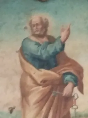 Tableau Saint-Pierre dans l'Église Saint-Pierre à Biéville-Beuville