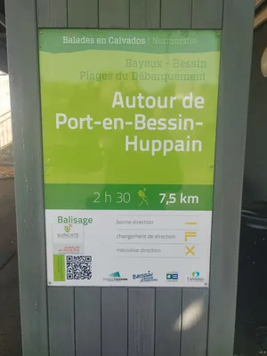 Boucle de randonnée autour de Port-en-Bessin-Huppain