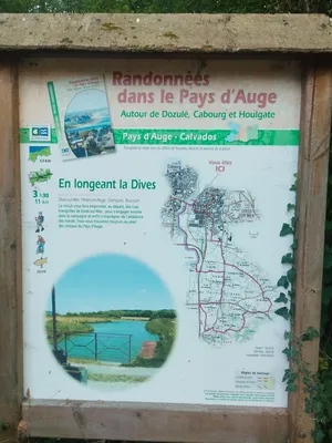 Randonnées dans le Pays d'Auge : En longeant la Dives à Brucourt