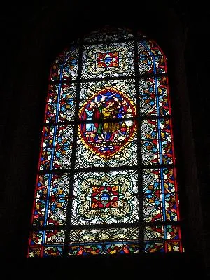 Vitrail Baie F dans la Cathédrale Saint-Pierre de Lisieux