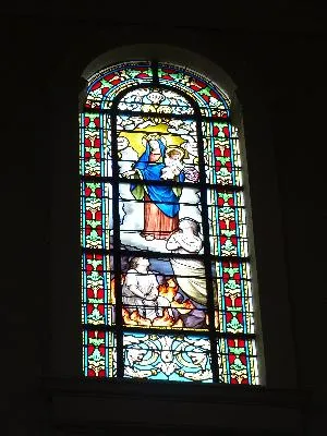 Vitrail Baie E dans la Chapelle du Carmel de Lisieux