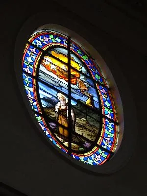 Vitrail Baie F dans la Chapelle du Carmel de Lisieux