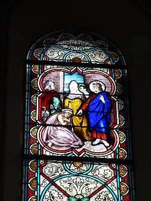 Vitrail Baie M dans l'église Saint-Pierre d'Équemauville