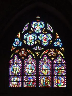 Vitrail Baie H dans la Cathédrale Notre-Dame de Bayeux