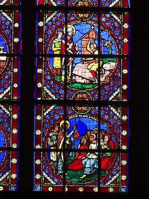 Vitrail Baie H dans la Cathédrale Notre-Dame de Bayeux