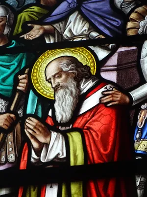 Vitrail Baie 2 : Le martyr de Saint-Denis dans l'Église Saint-Denis à Cambremer