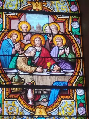 Vitrail Baie 7 dans l'Église Notre-Dame de Litteau