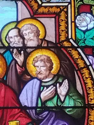 Vitrail Baie 7 dans l'Église Notre-Dame de Litteau