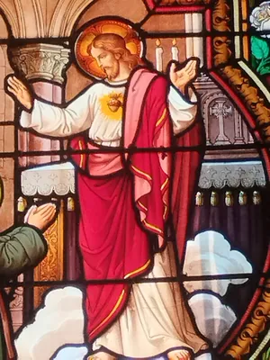 Vitrail Baie 10 dans l'Église Notre-Dame de Litteau
