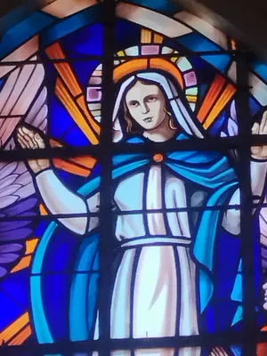 Vitrail Baie 3 de l'Église de la Nativité-de-Notre-Dame à Hérouvillette