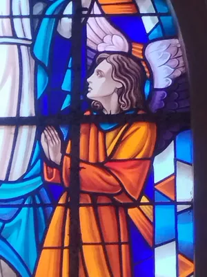 Vitrail Baie 3 de l'Église de la Nativité-de-Notre-Dame à Hérouvillette