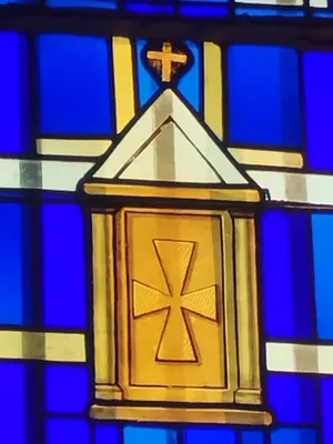 Vitrail Baie 8 de l'Église de la Nativité-de-Notre-Dame à Hérouvillette