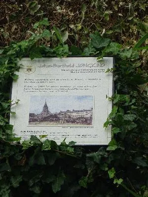 Statue de Johan Bartold Jonkind à Honfleur