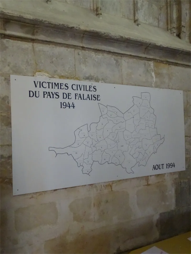 Plaque aux Victimes civiles de l'arrondissement de Falaise