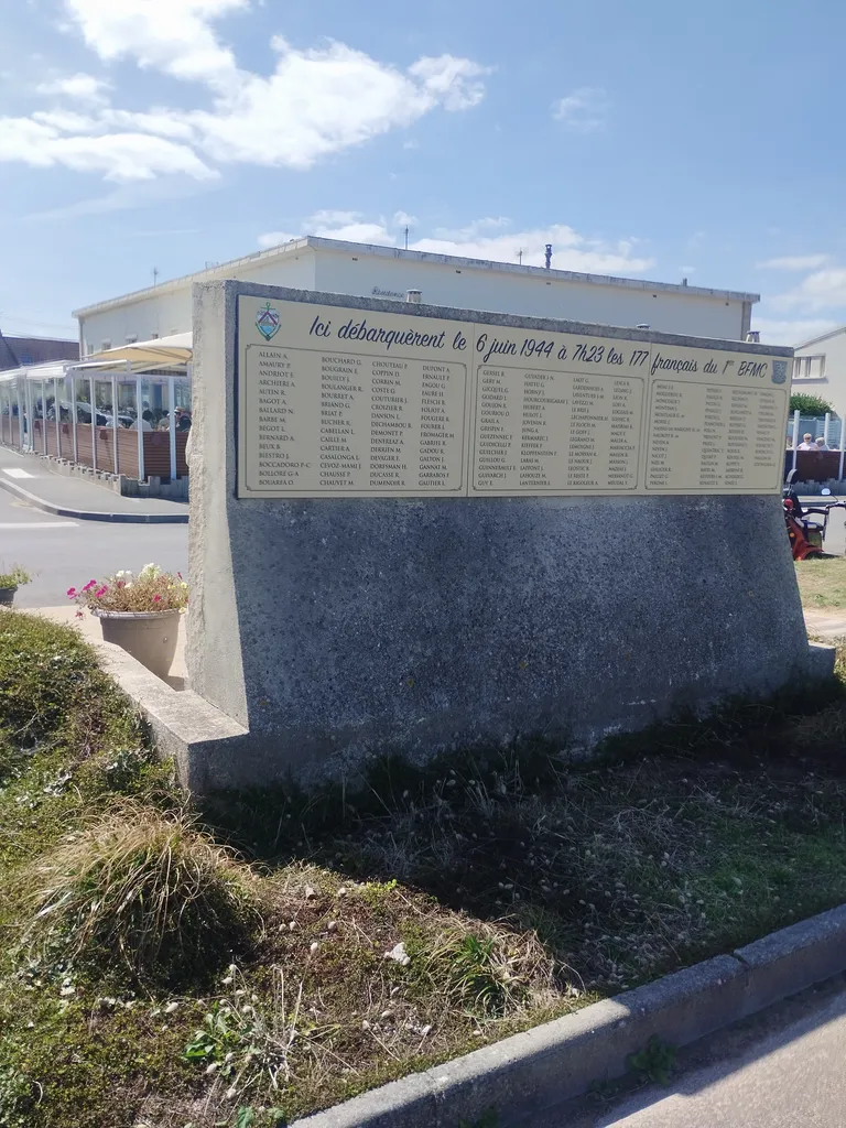 Mémorial du commando Kieffer à Colleville-Montgomery
