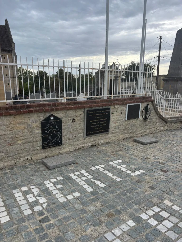 Plaque 1939-1945 Armée d'Afrique d'Hérouville-Saint-Clair