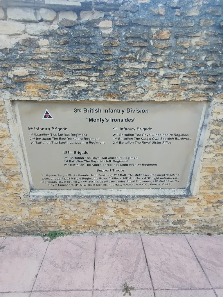 Monument 3rd British Infantry Division à Sannerville