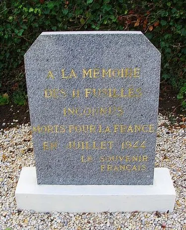 Stèle fusillés 1939-1945 de Saint-Pierre-du-Jonquet