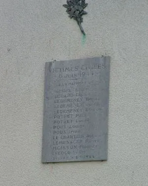 Plaque Commémorative de Ver-sur-Mer