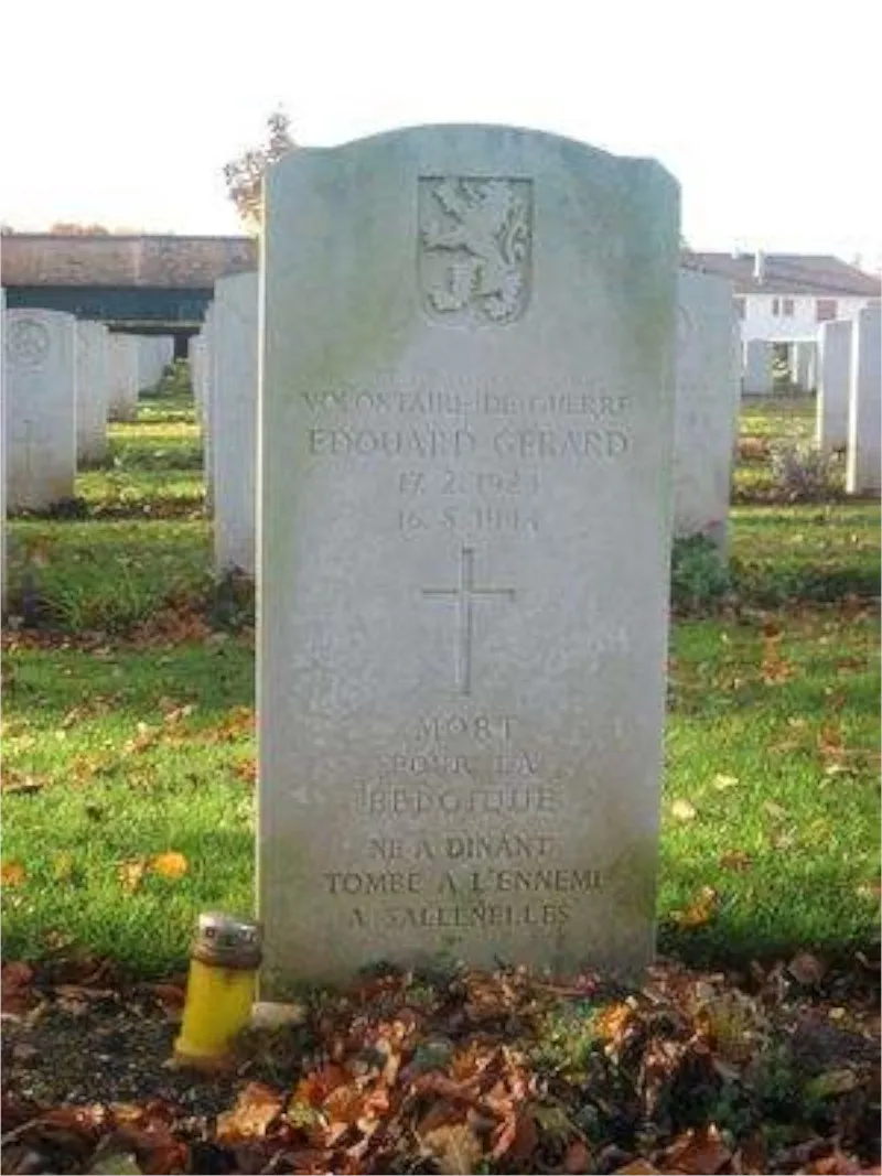 Tombe Soldats belges de Ranville
