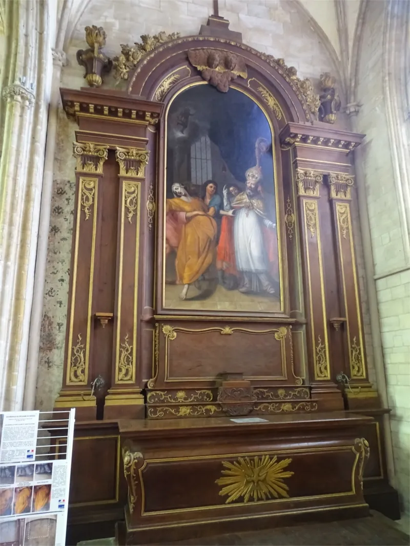 Autel Saint-Exupère dans la Cathédrale de Bayeux