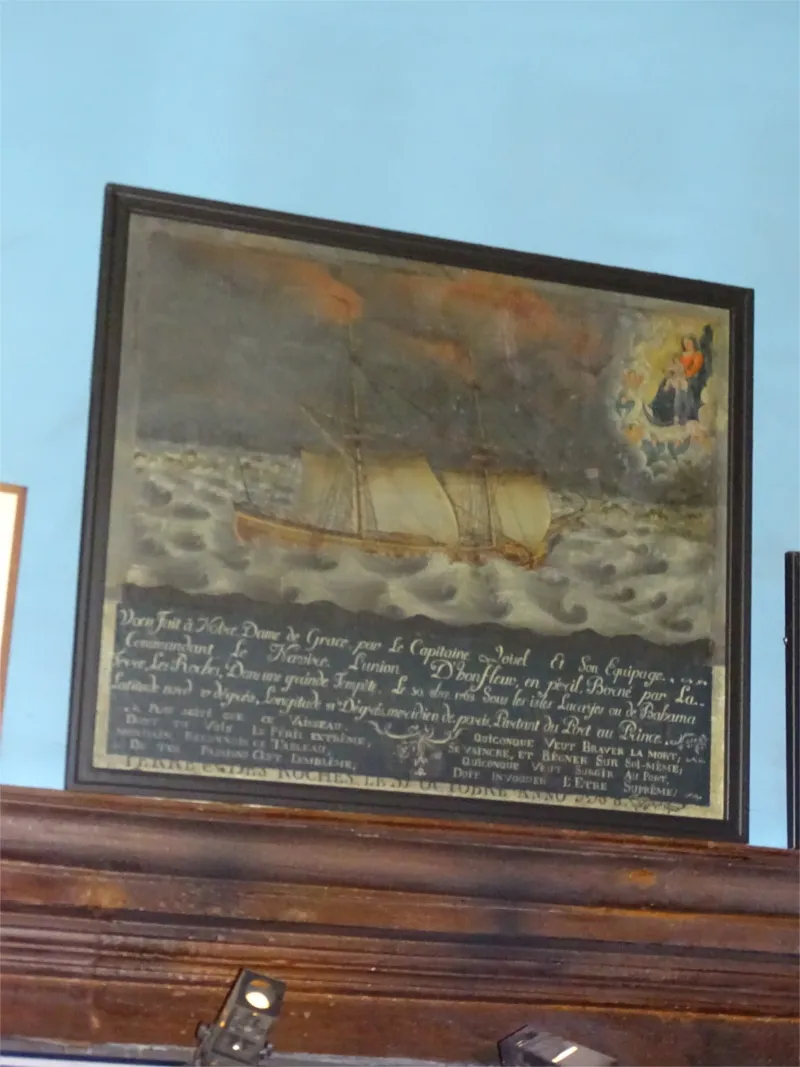 Ex-voto : navire l'Union d'Honfleur