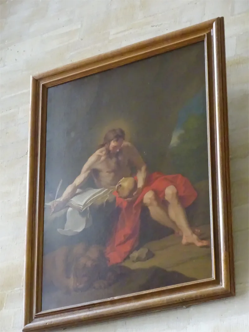 Tableau : Saint-Jérôme dans la Cathédrale Notre-Dame de Bayeux