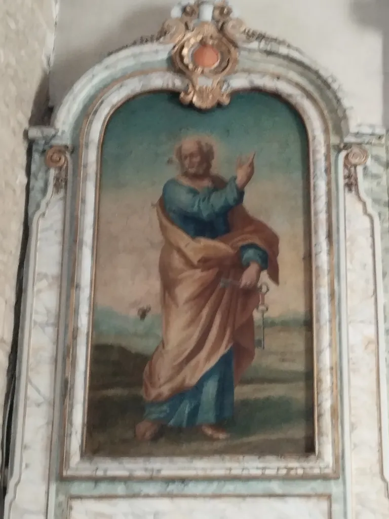 Tableau Saint-Pierre dans l'Église Saint-Pierre à Biéville-Beuville
