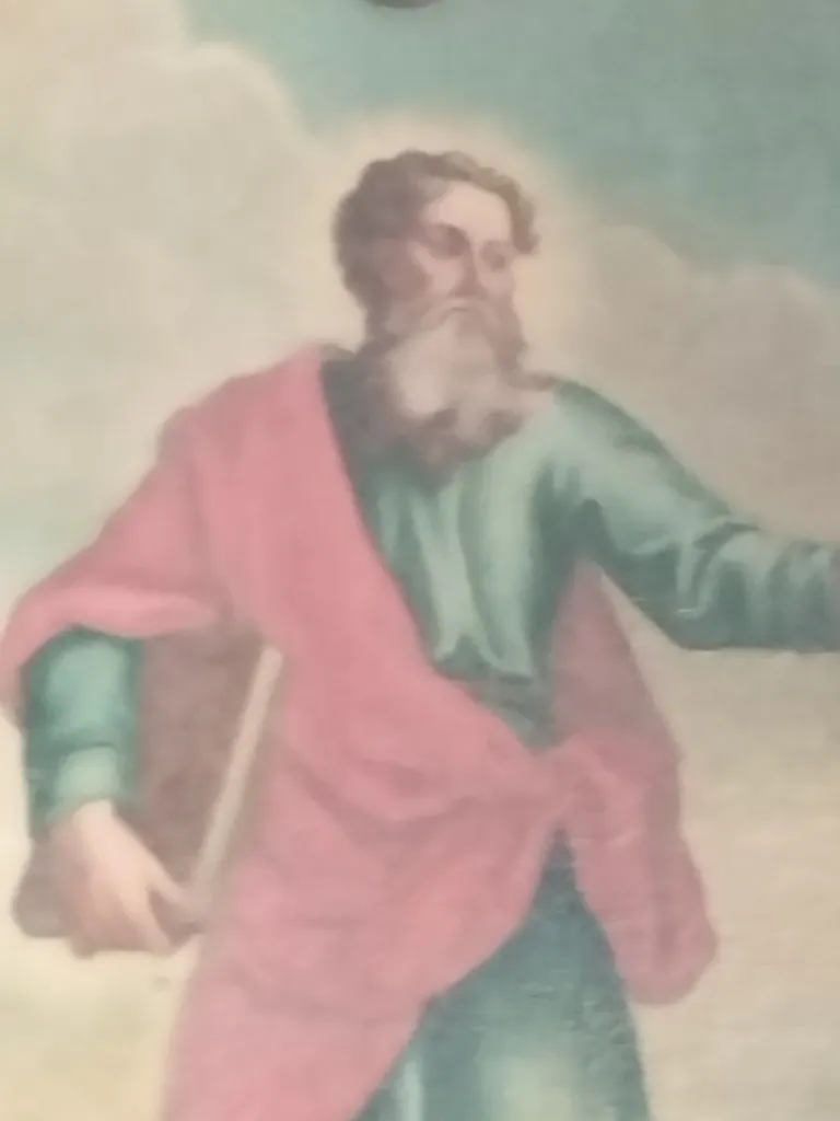 Tableau Saint-Paul dans l'Église Saint-Pierre à Biéville-Beuville